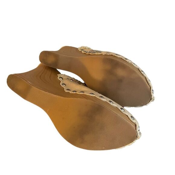 Bumper BP Embellished Wooden Platform Clogs Size 6 - Picture 5 of 6